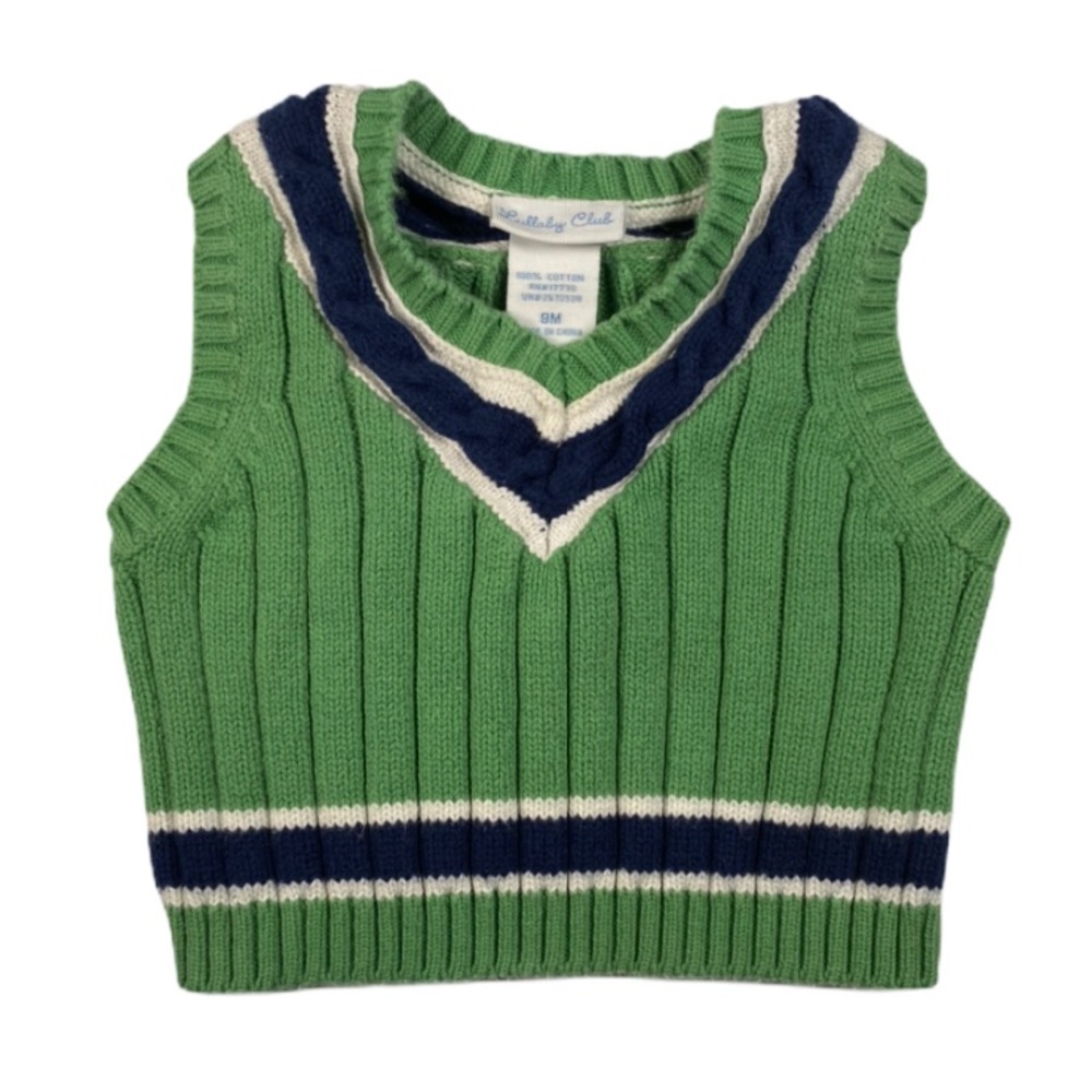 4/$12 💥♻ Lullaby Club Boys V-Neck Pullover Knitted Sweater | Size 9m | 229